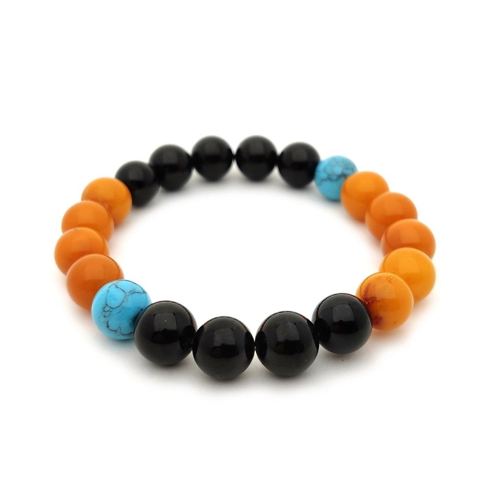 Браслет "Шар" янтарь