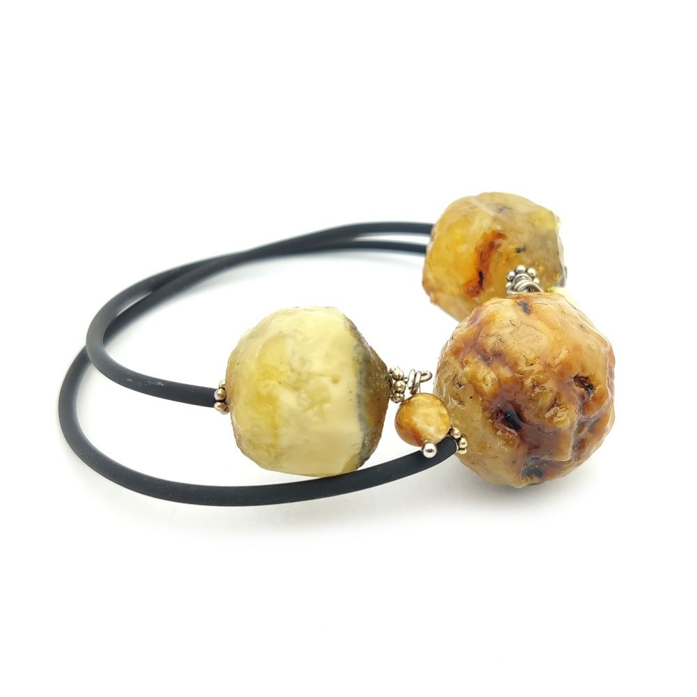 Браслет "Кусанка" янтарь