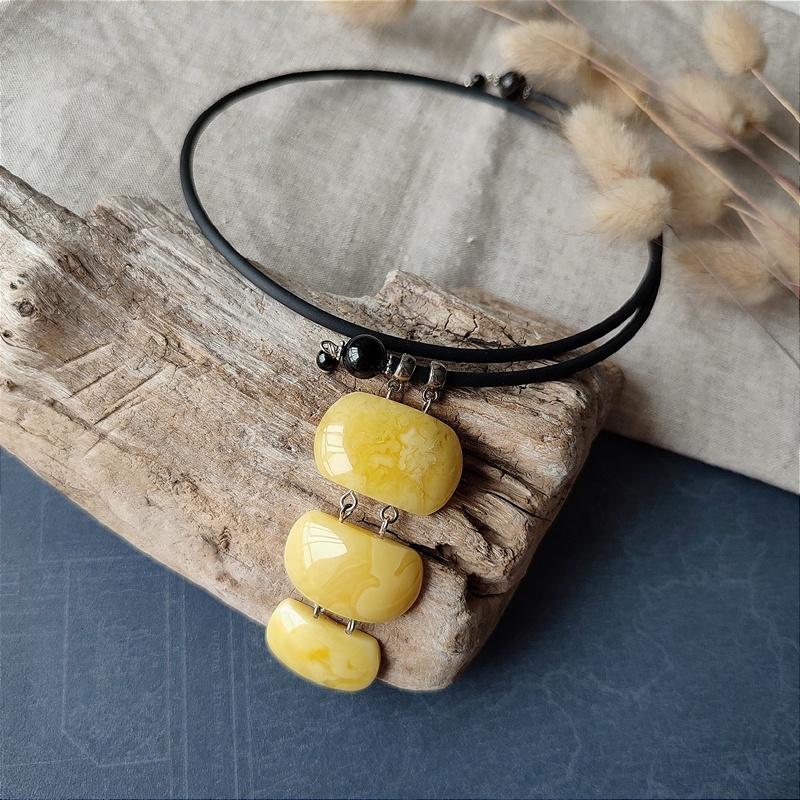 Колье "Италия" Янтарь