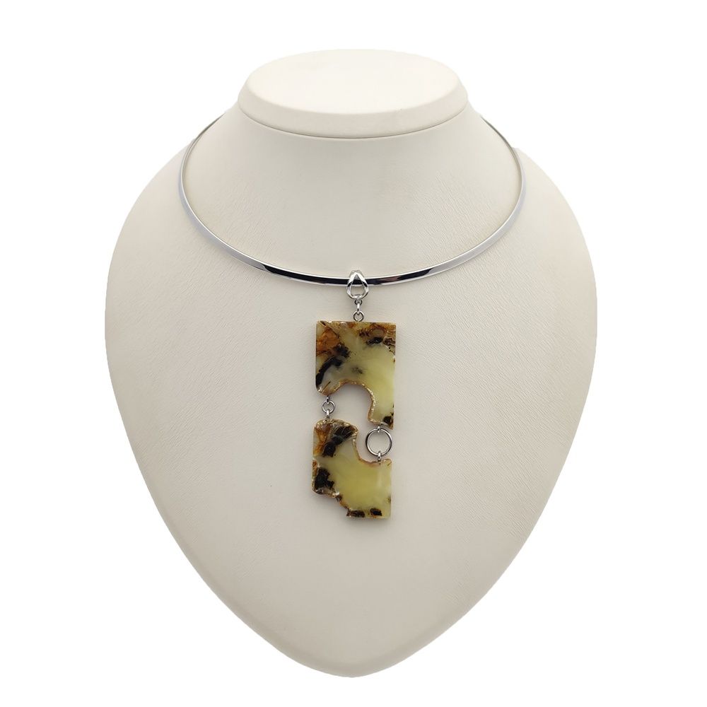 Колье авторское Янтарь