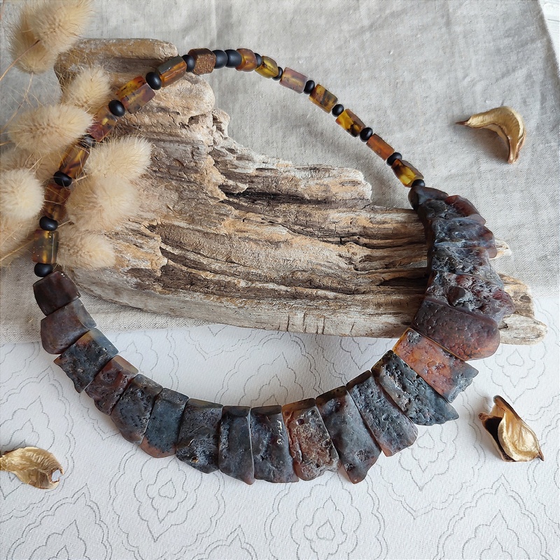 Колье Янтарь 7101009445 (3)