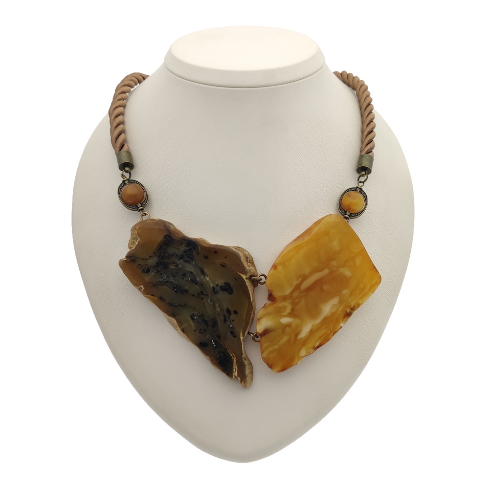 Колье авторское Янтарь а7506300068 (2)