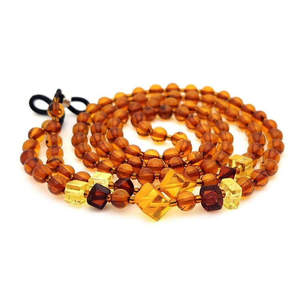 2,Шнурок для очков, янтарь