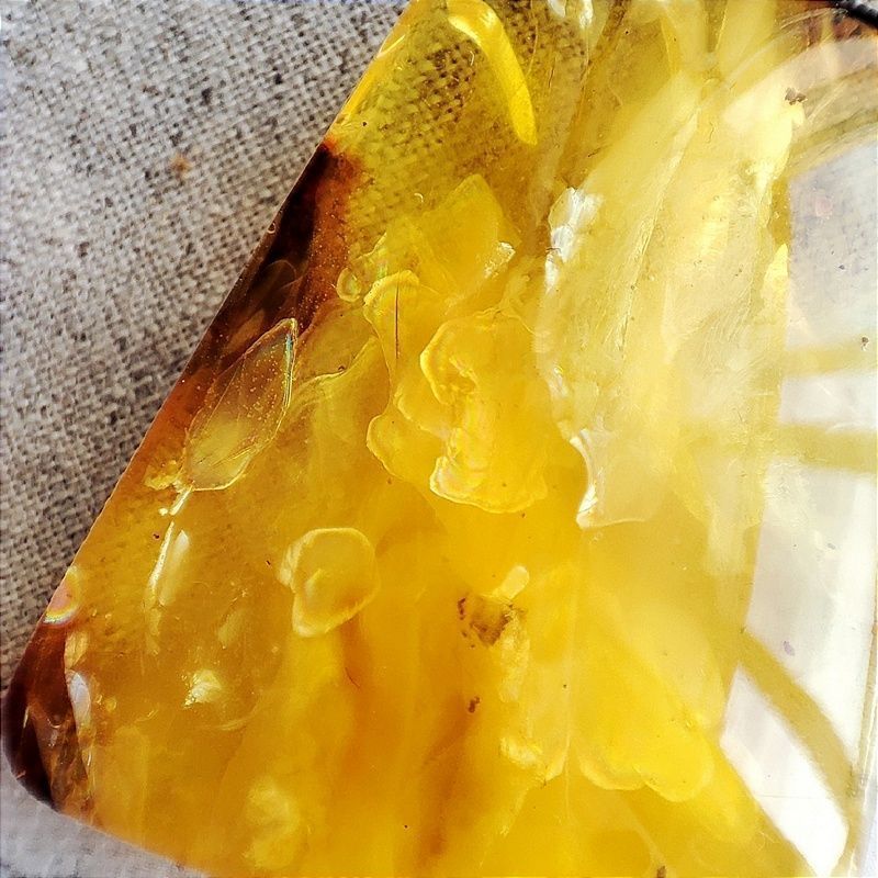 Колье "Геометрия" Янтарь