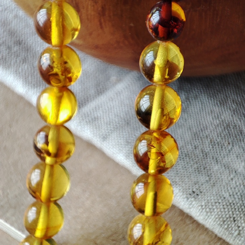Четки будд. янтарь