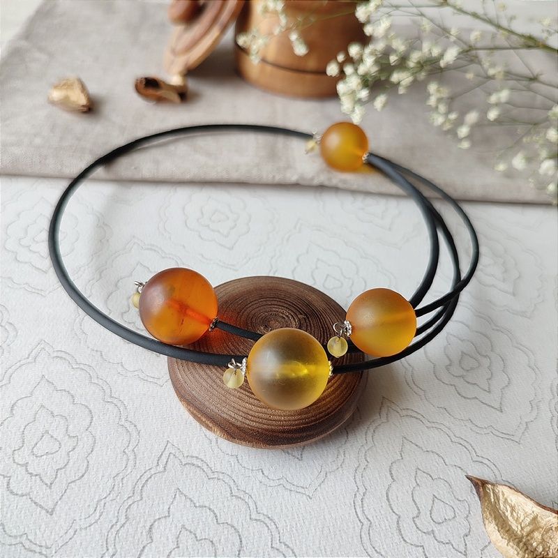 Колье "Италия" Янтарь