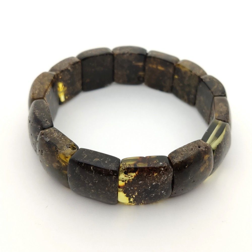 Браслет "Ириска" янтарь