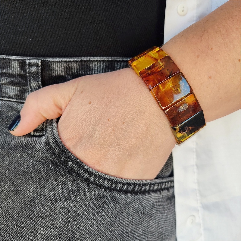 Браслет Мужской янтарь 3201119492 (5)