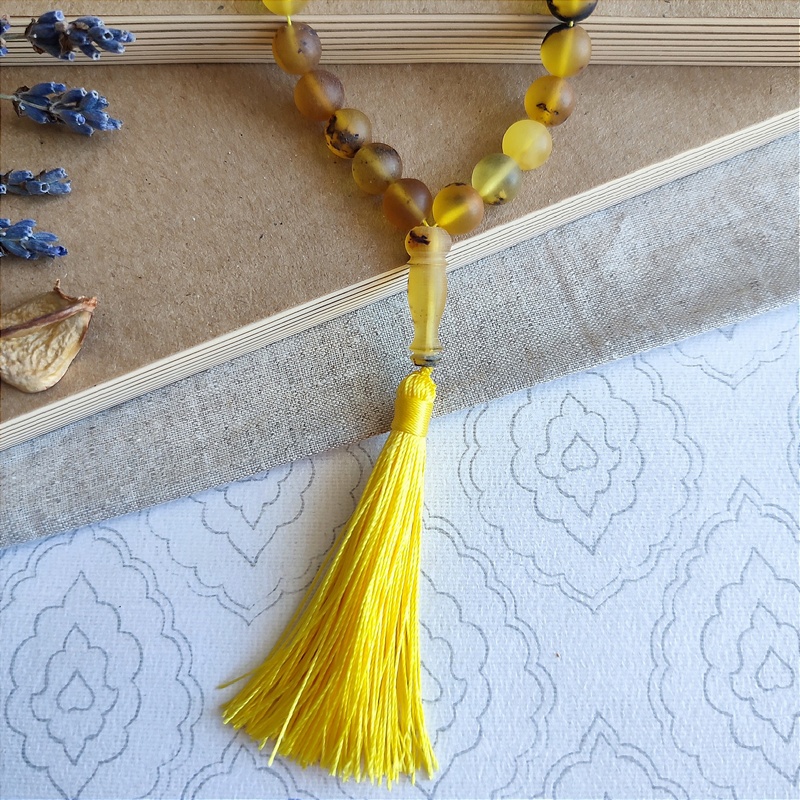 Четки мусульманские янтарь 9421100024 (3)