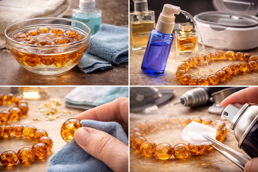 Как правильно чистить янтарь: что можно и что нельзя