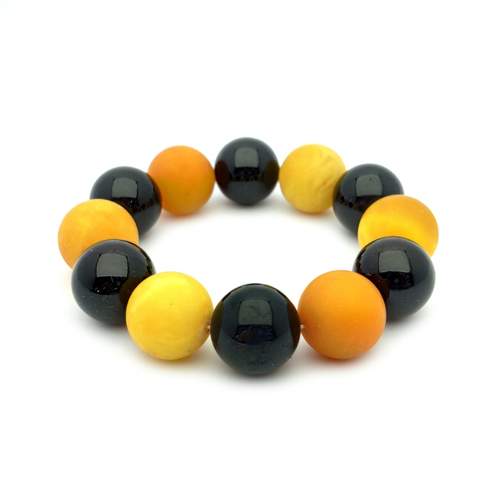 Браслет "Шар" янтарь