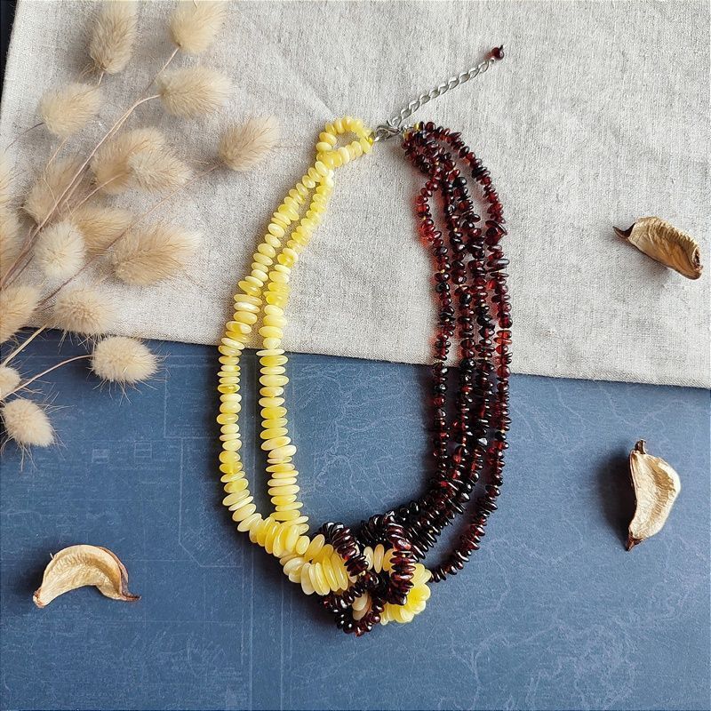 Колье "София" Янтарь