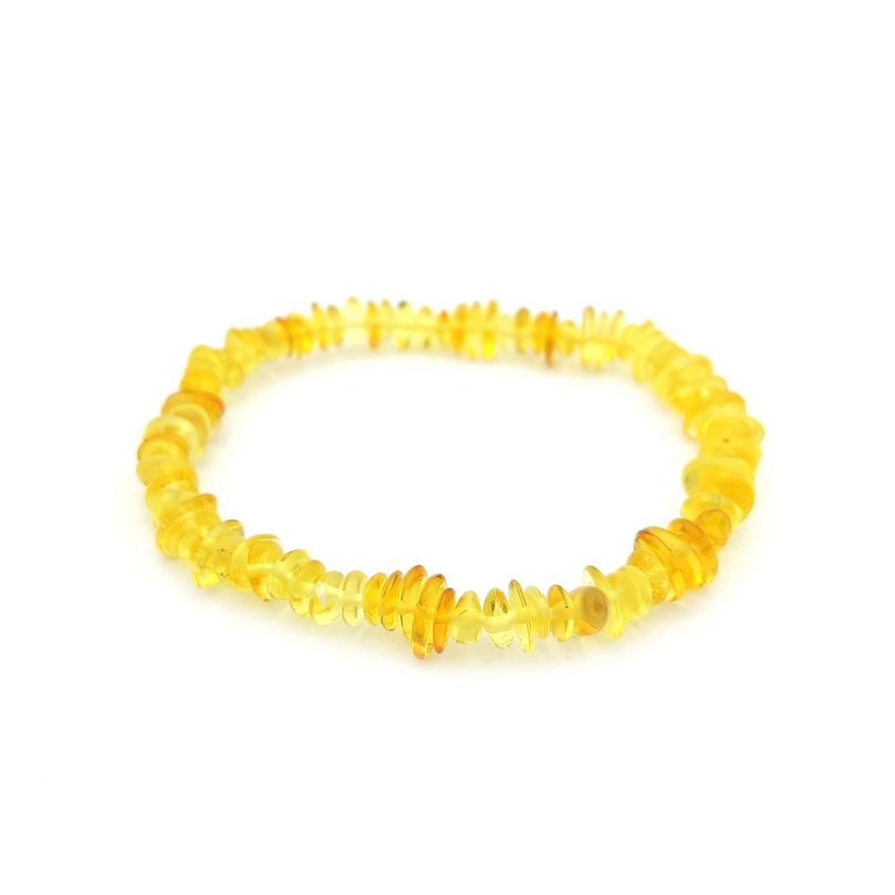 Браслет "Галька" янтарь