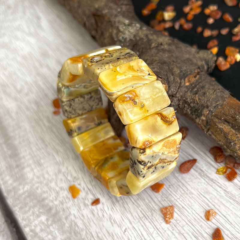 Браслет Муж. янтарь 3371119492 (3)