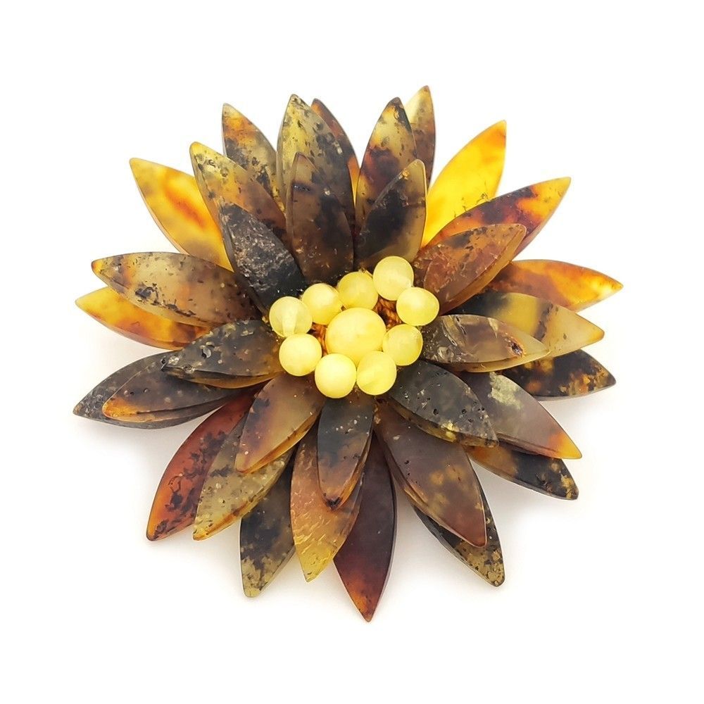 Брошь-зажим "Лотос"