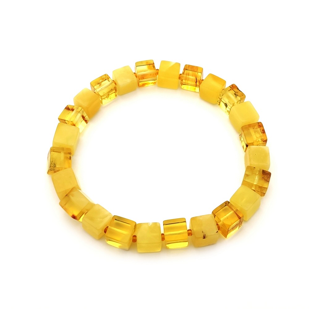 Браслет "Куб" янтарь