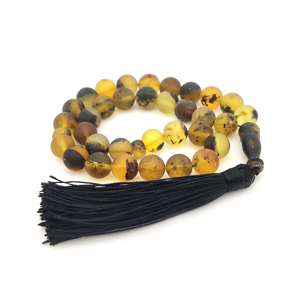 Четки мусульманские янтарь 9201100024