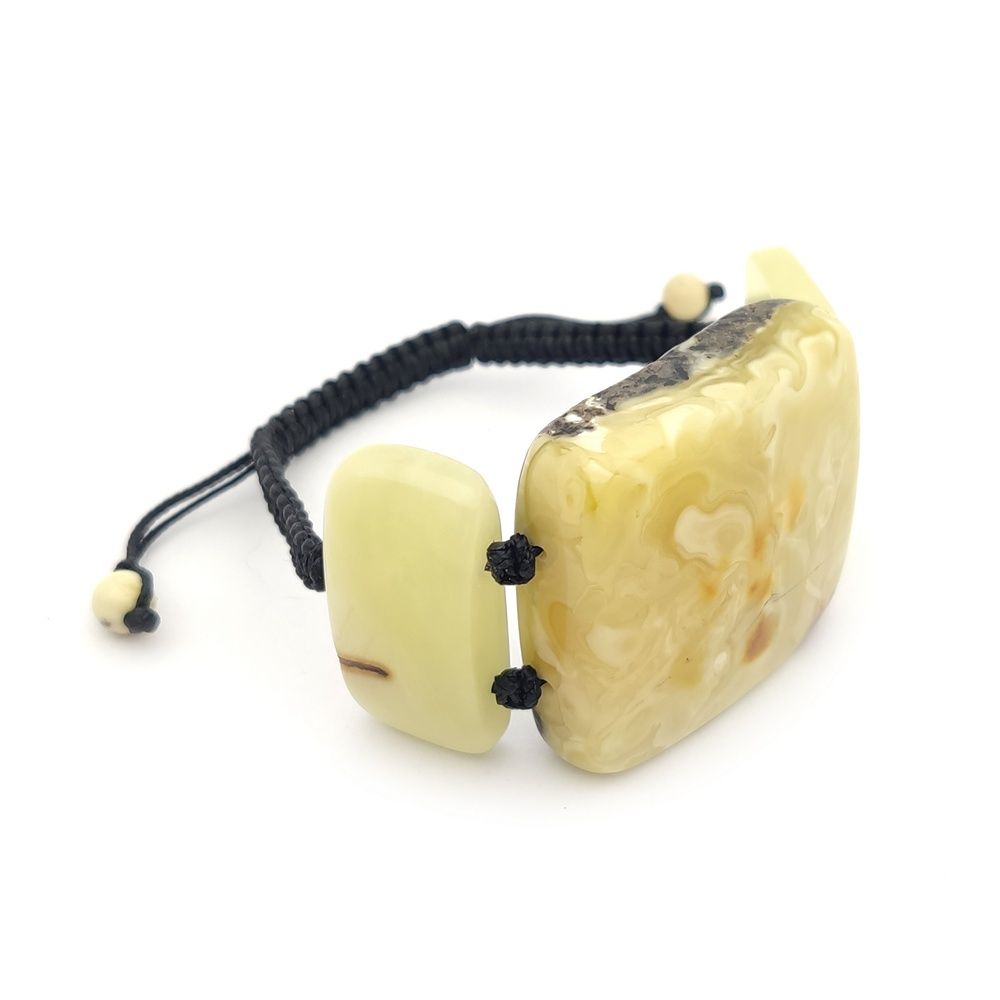 Браслет Шамбала "Хлоя" янтарь