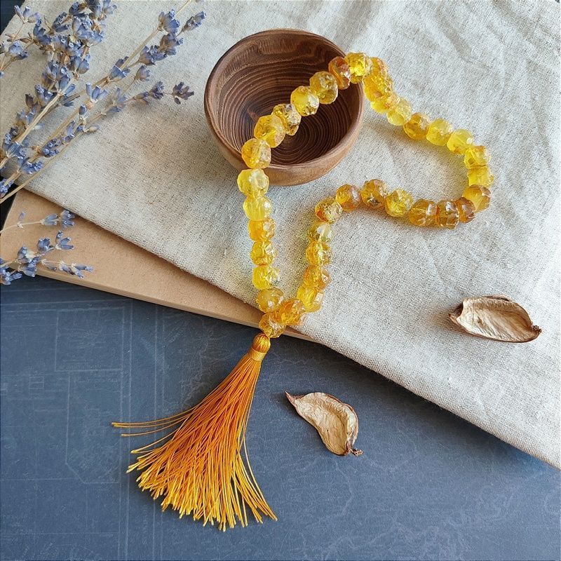 Четки мусульманские янтарь