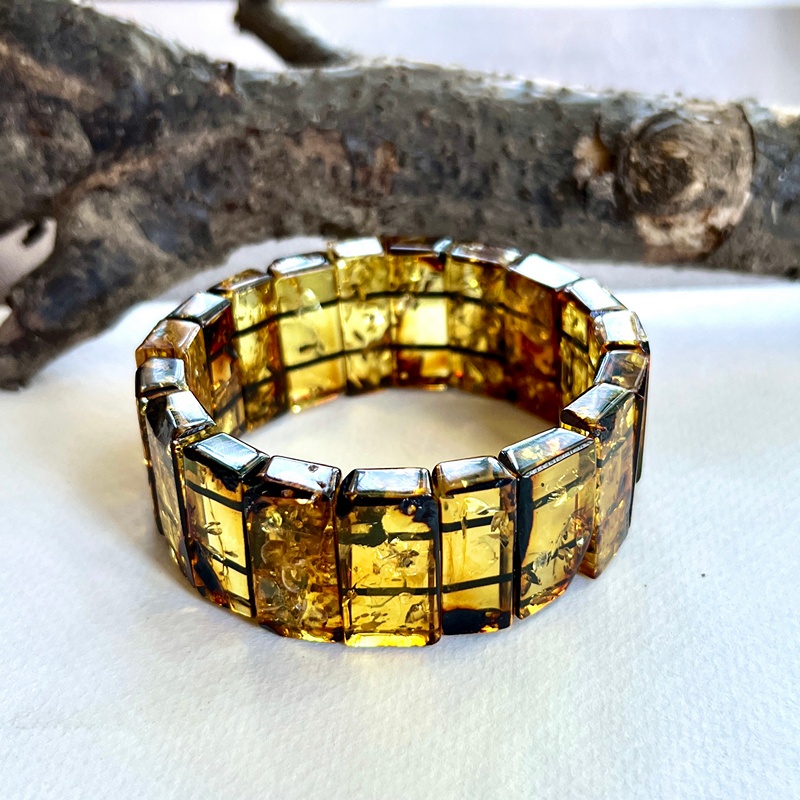 Браслет Муж. янтарь 3221119492-2