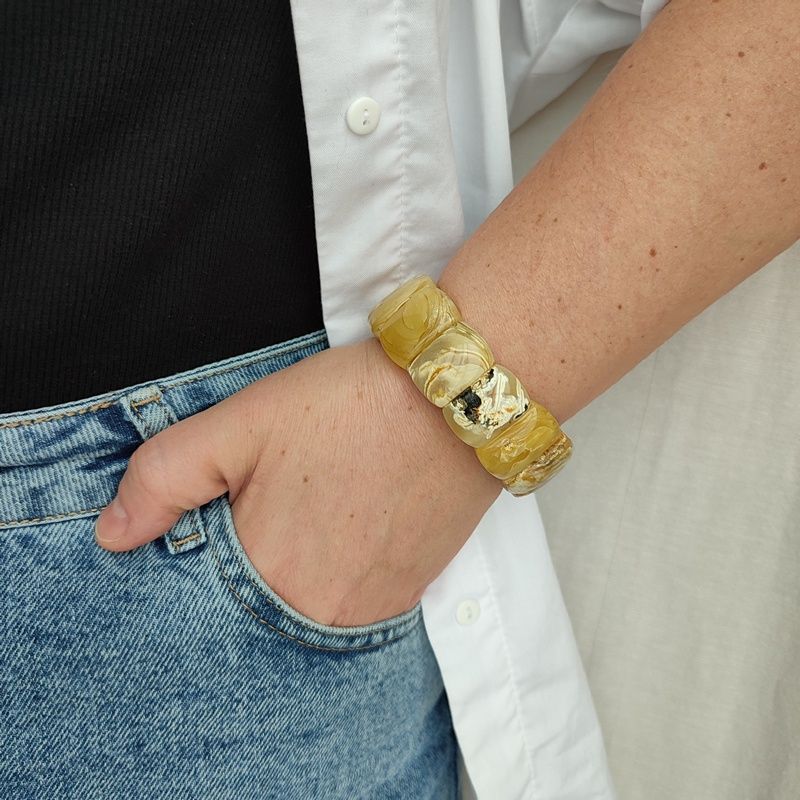 Браслет "Хлоя" янтарь