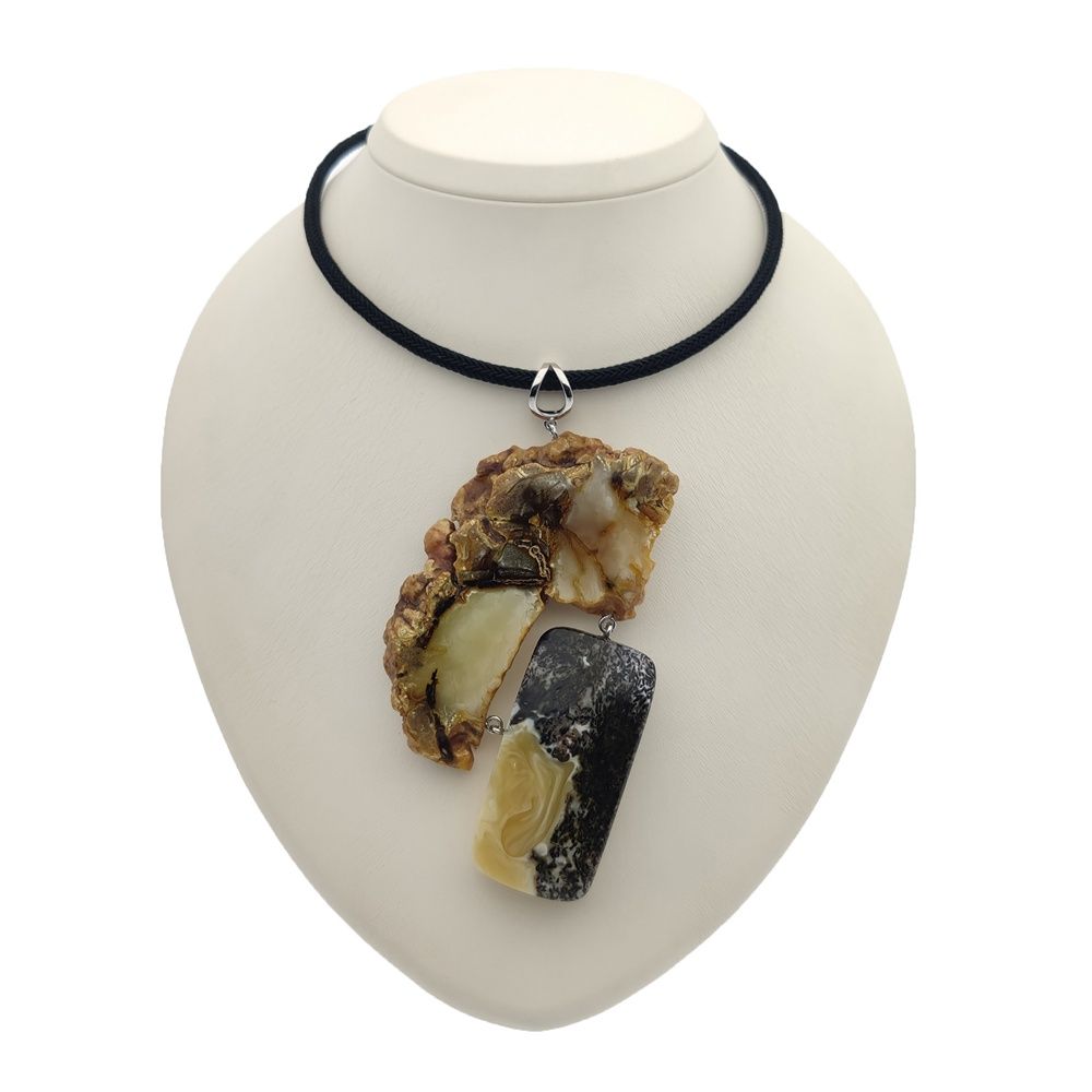 Колье авторское Янтарь