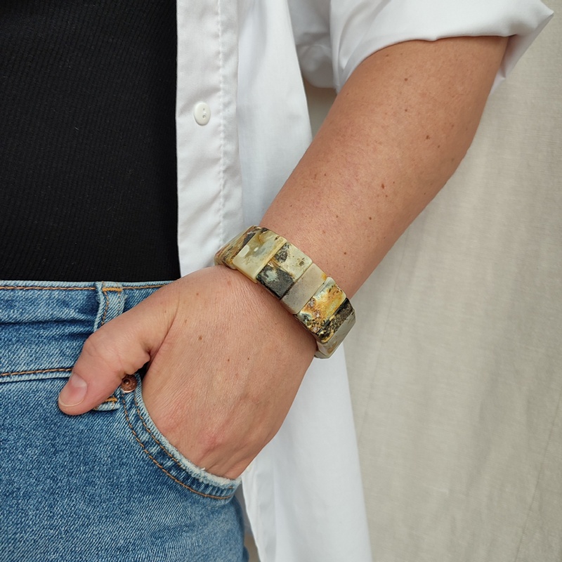 Браслет Мужской янтарь 3031119482 (6)