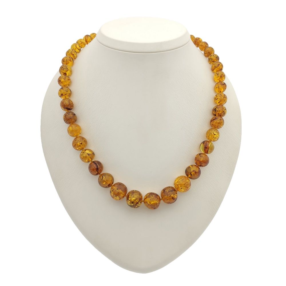 Бусы "Барок" янтарь