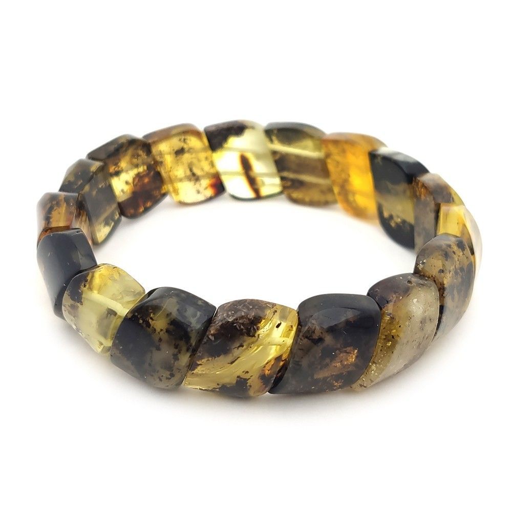 Браслет "Змейка" Янтарь