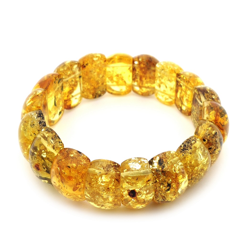 Браслет "Мандарин" янтарь