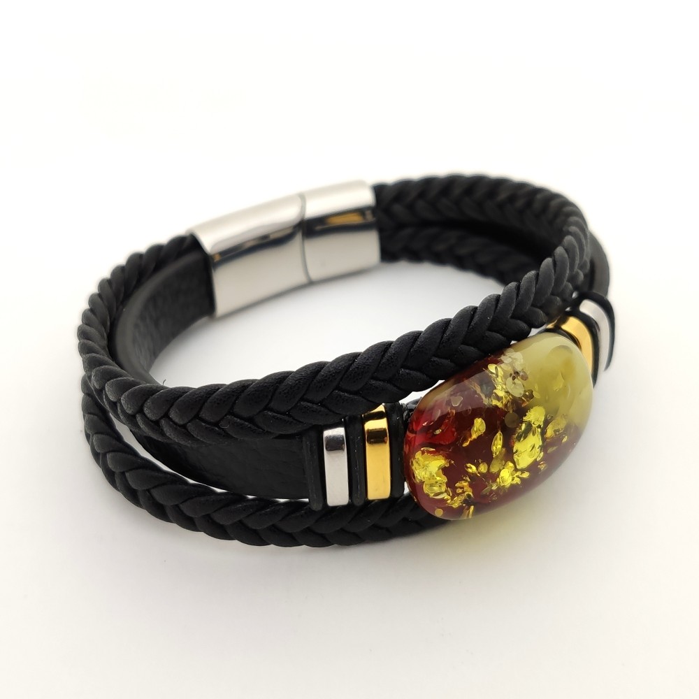 Браслет на кож.  ремешке