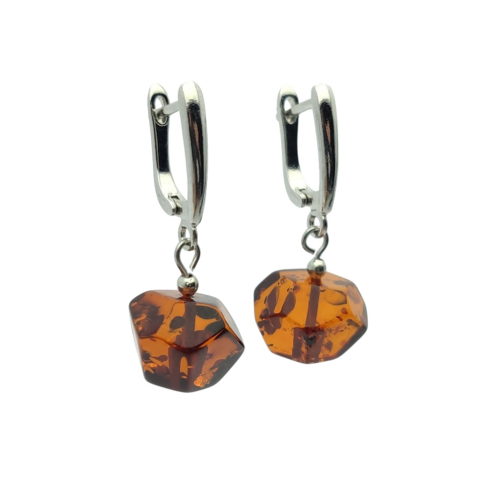 Серьги, Янтарь,ПСР 2103205105