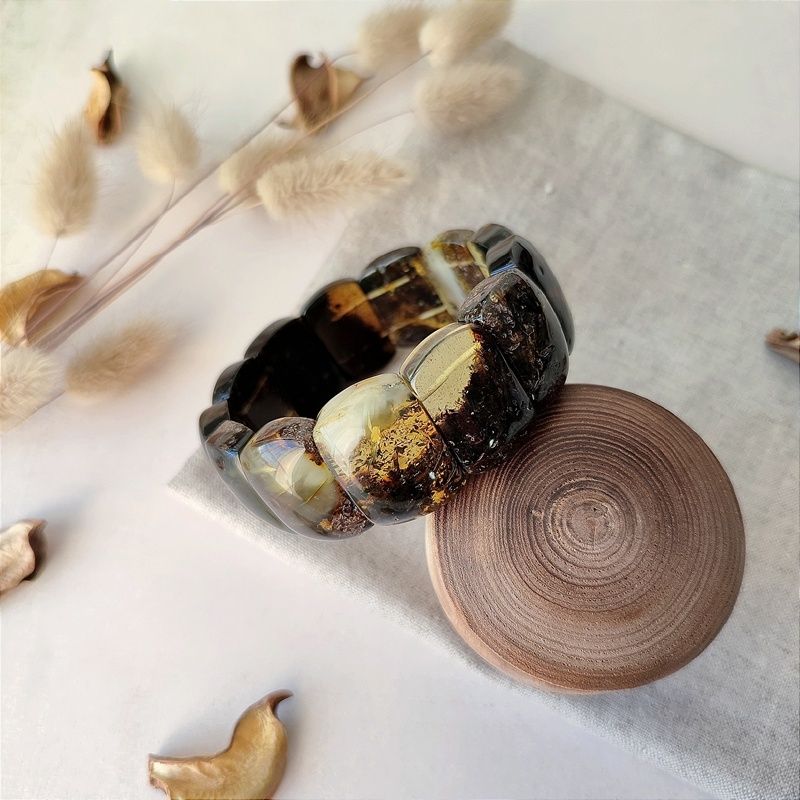 Браслет "Хлоя" янтарь