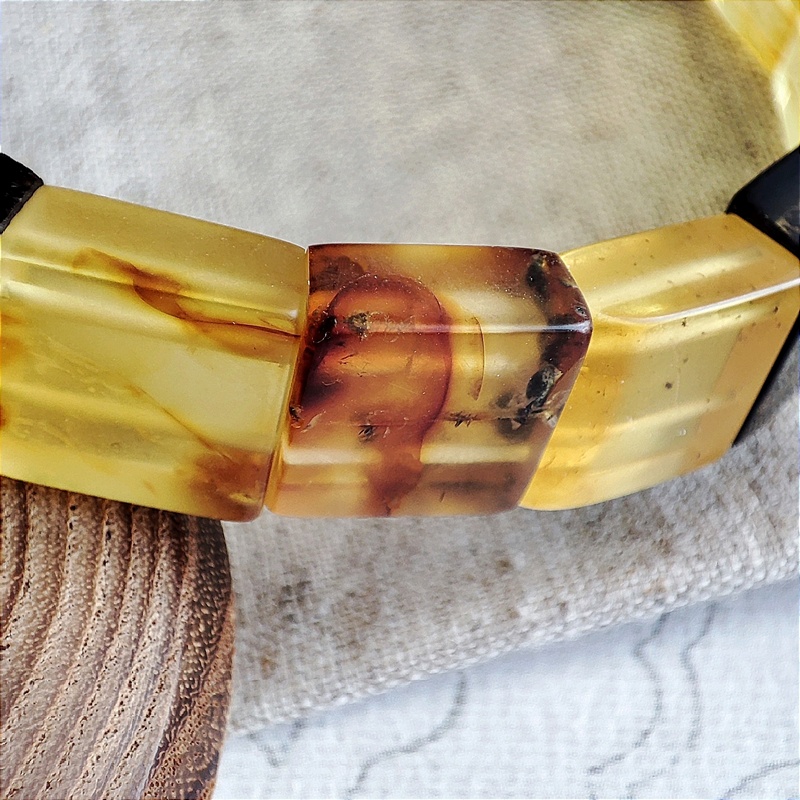 Браслет Пластина янтарь 3201119487 (4)