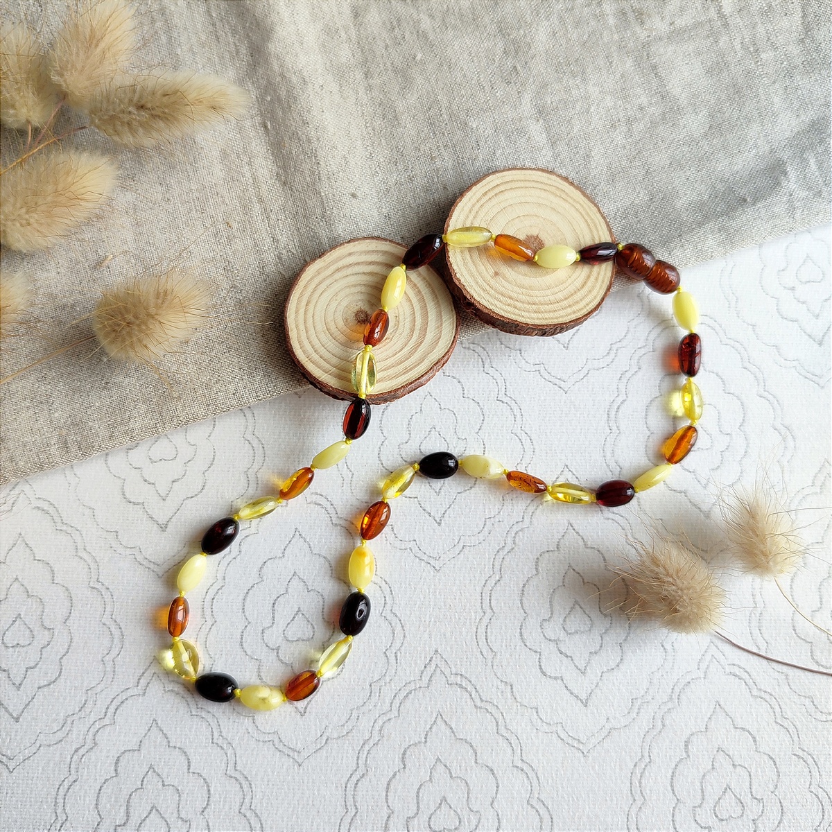 Бусы детские из янтаря 550319932 (1)