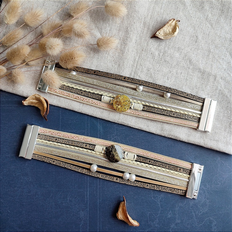 Браслет на кож.  ремешке Янтарь 3501409883 (3)