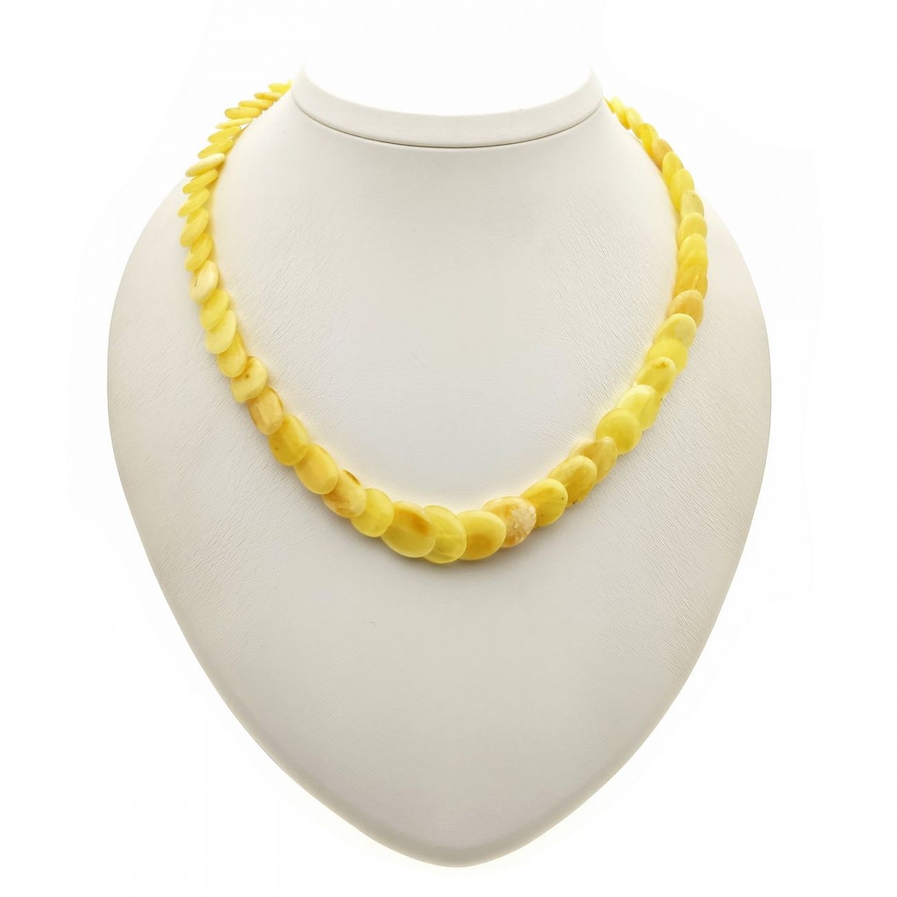 Бусы "Змейка" из янтаря