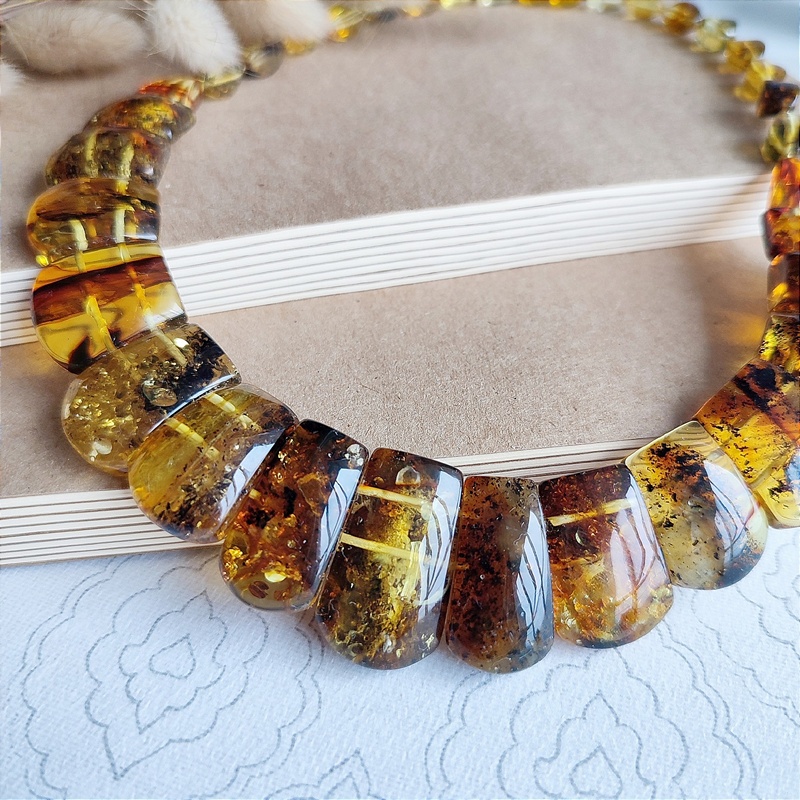 Колье Янтарь 7421009474 (5)