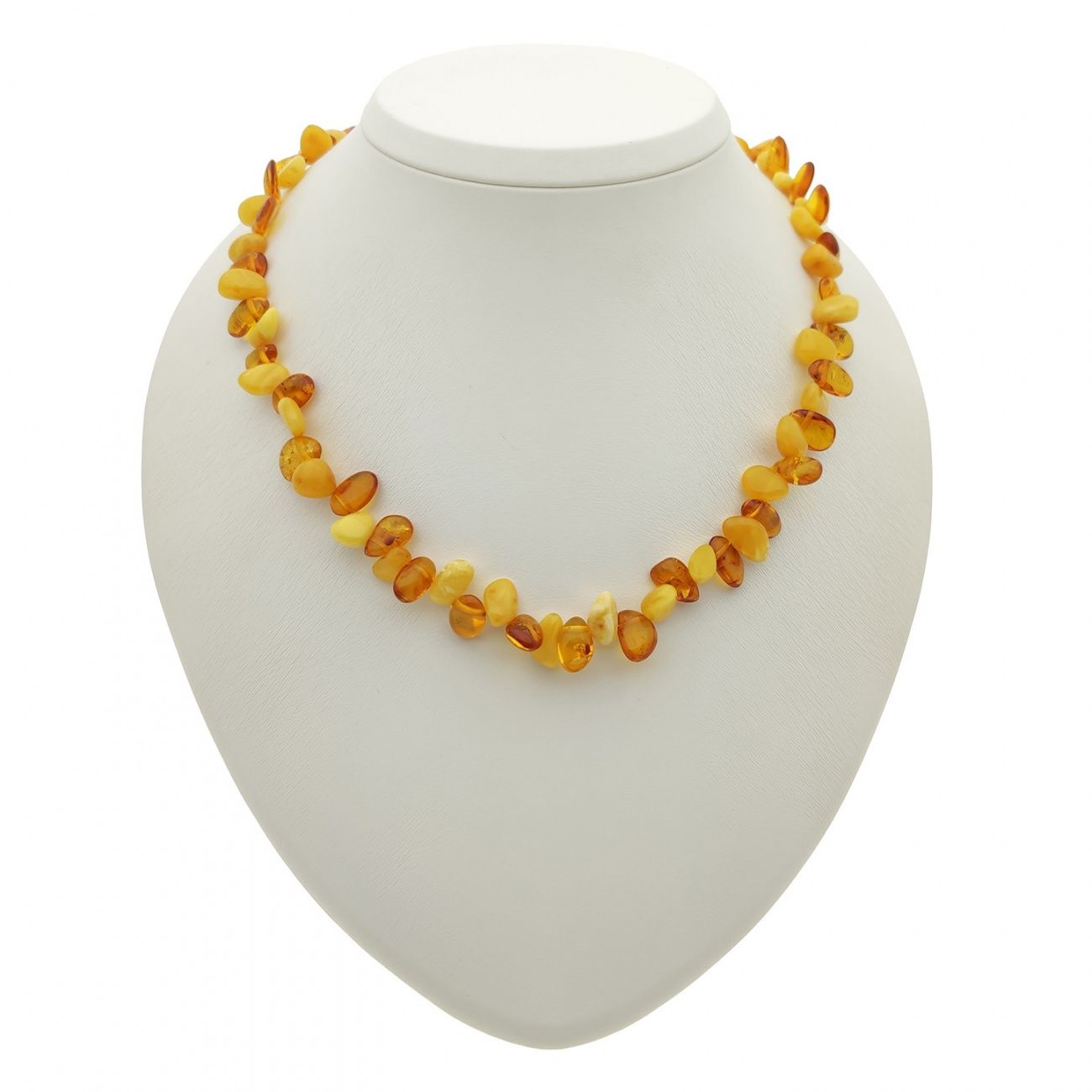 Бусы "Облепиха" янтарь