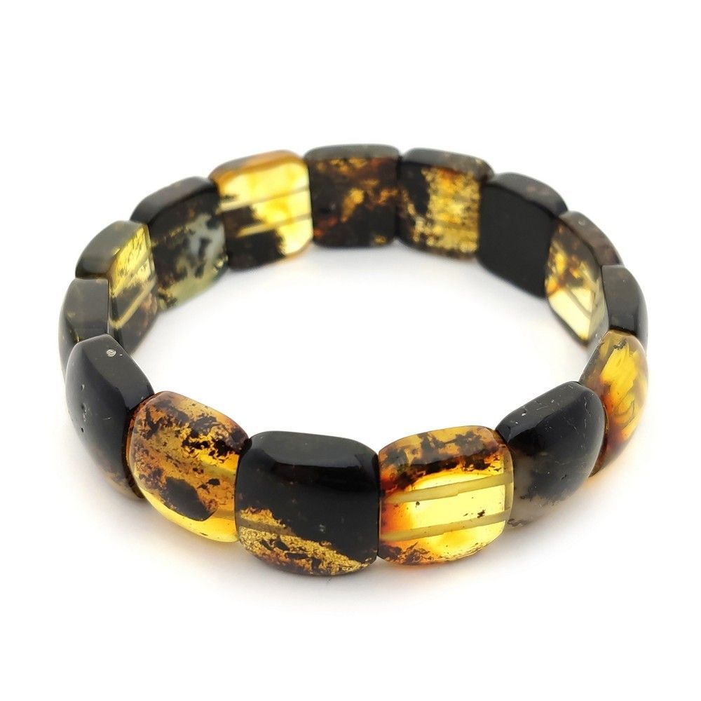 Браслет "Ириска" янтарь