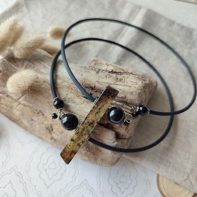 Колье "Италия" Янтарь