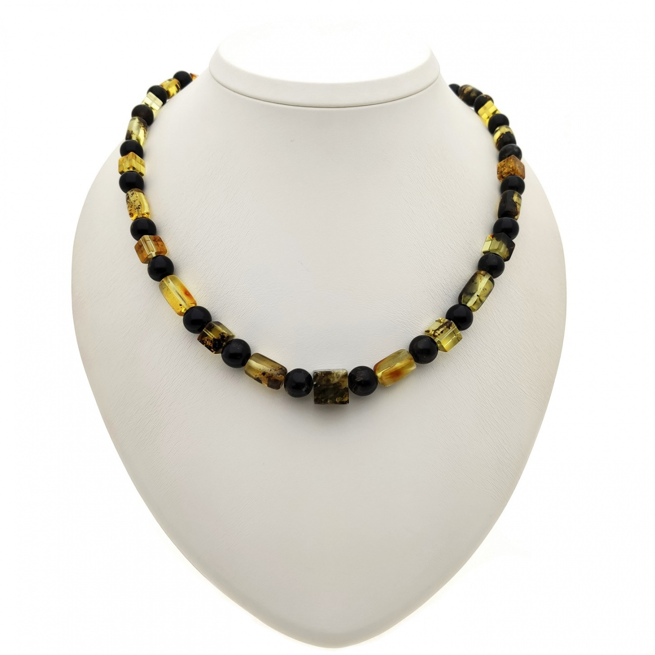 Бусы "Бочата" из янтаря