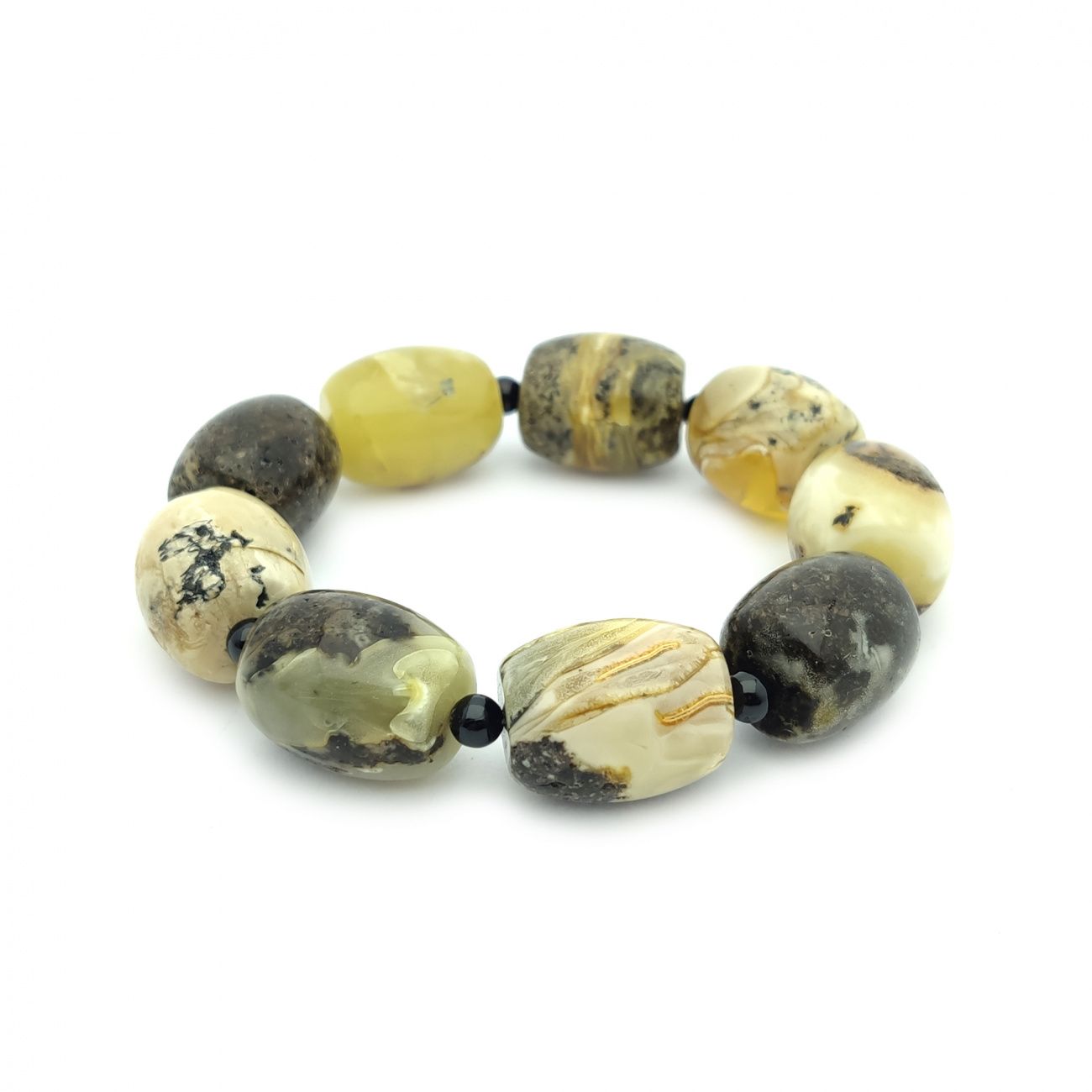 Браслет "Бочата" янтарь