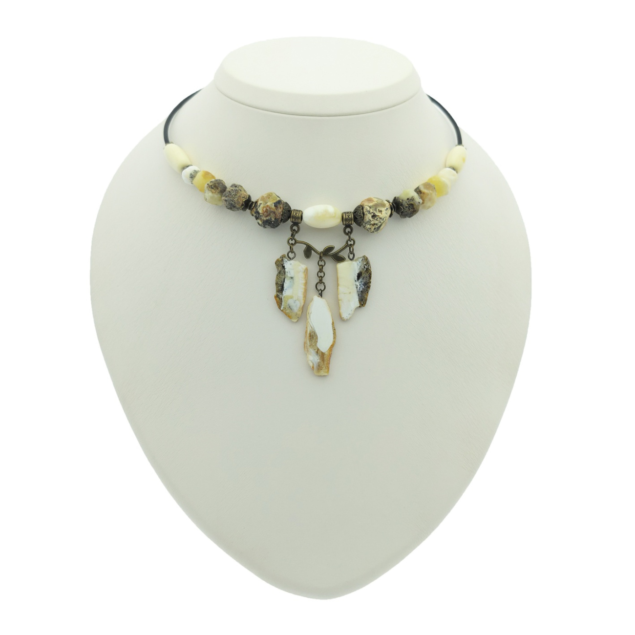 Колье янтарь 750214079