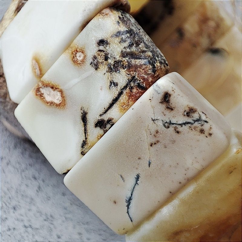 Браслет Муж. янтарь