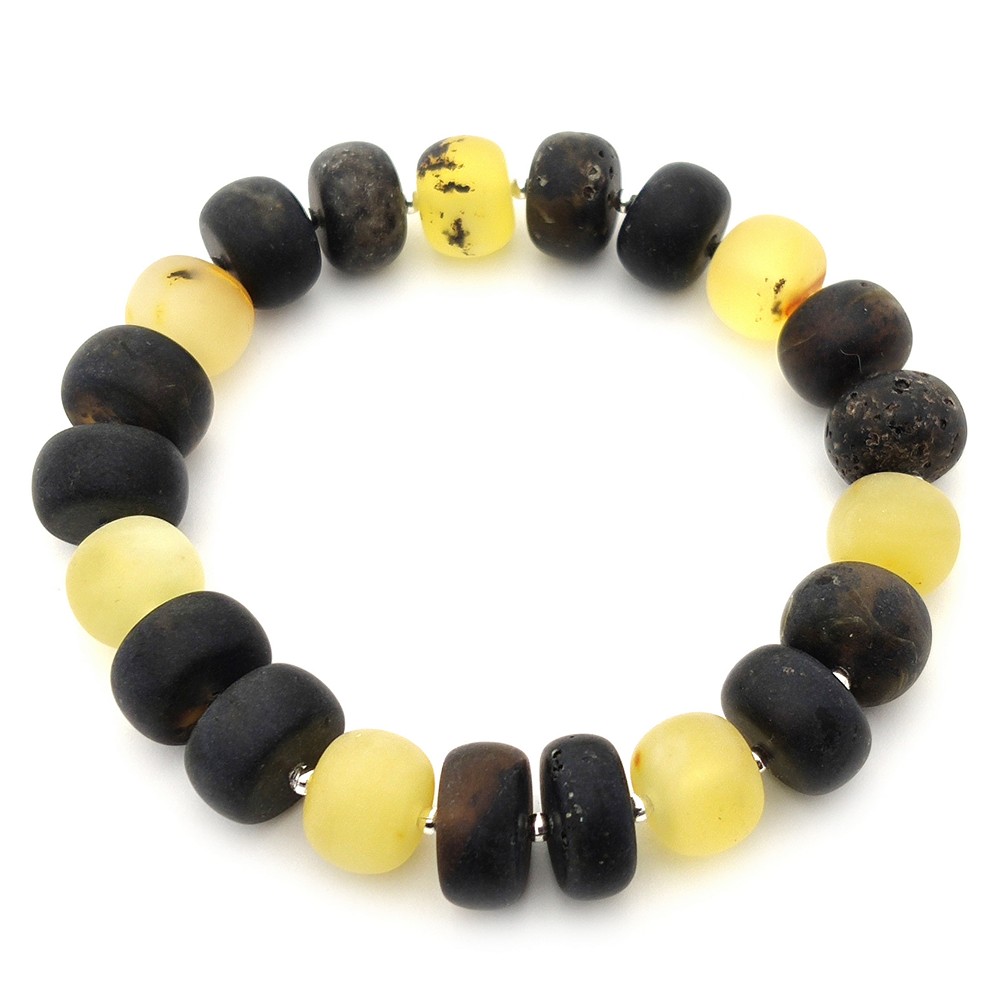 Браслет "Шайба" янтарь