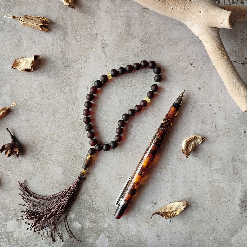 Четки мусульманские янтарь