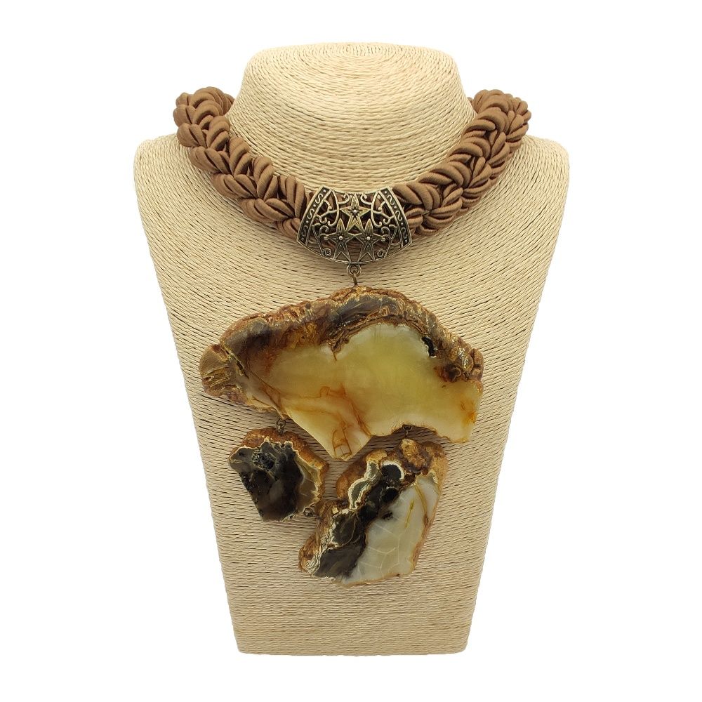 Колье авторское Янтарь