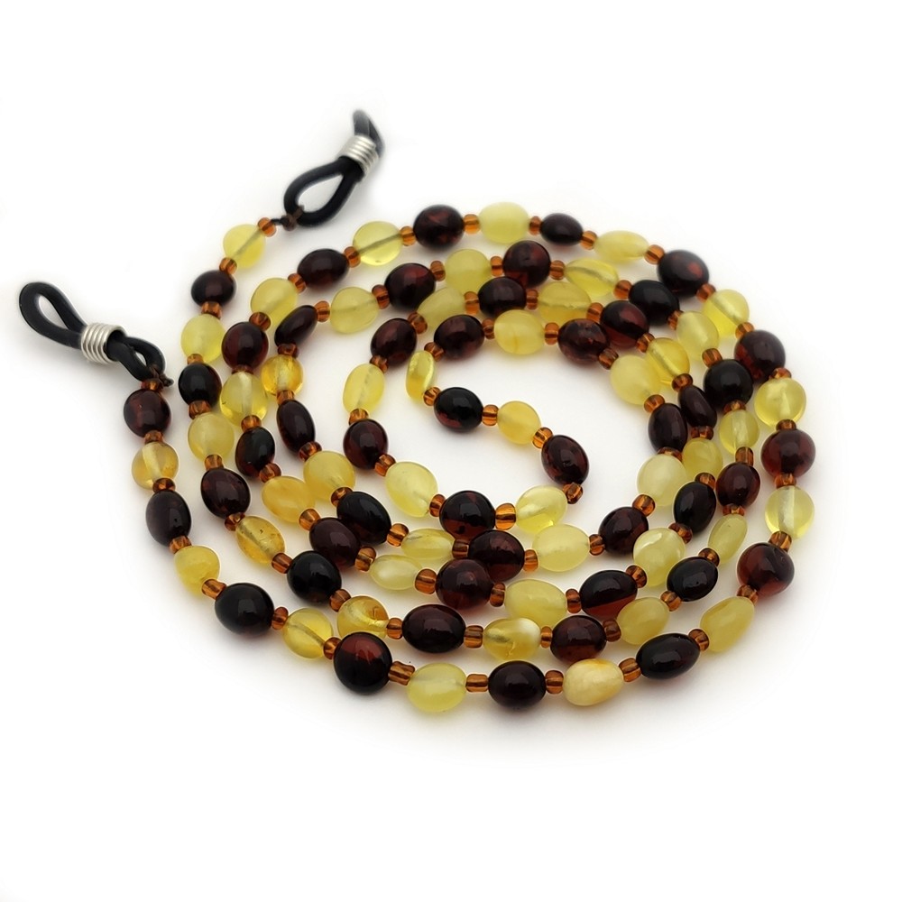 Шнурок для очков, янтарь