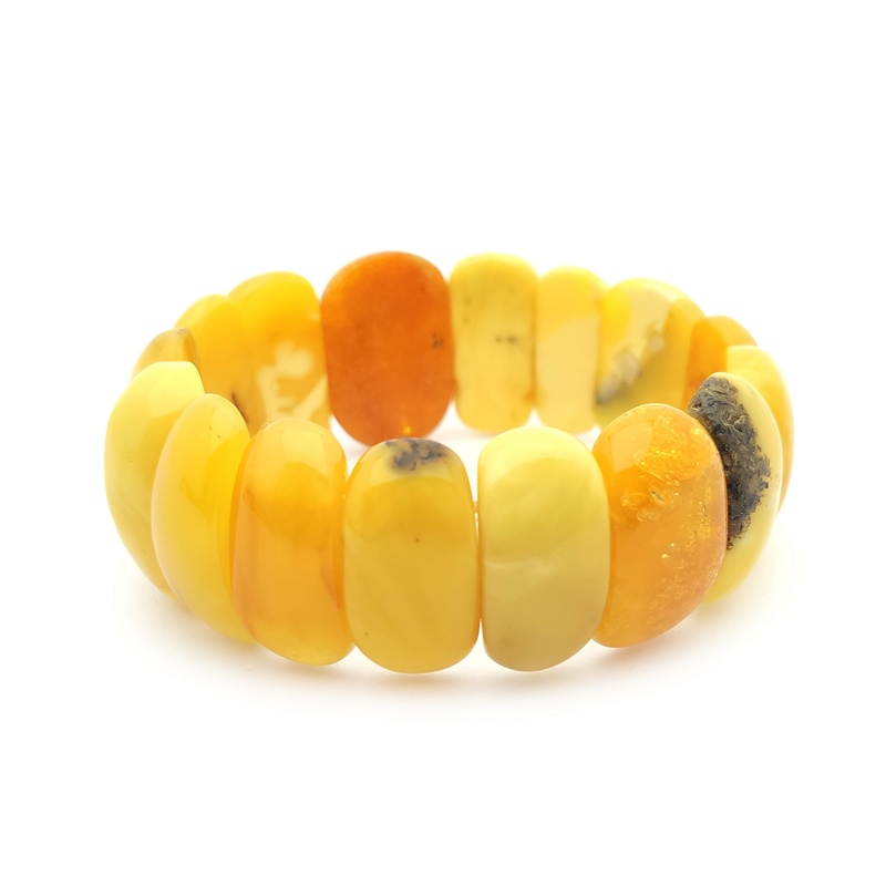 Браслет пласт. янтарь 33119474-2